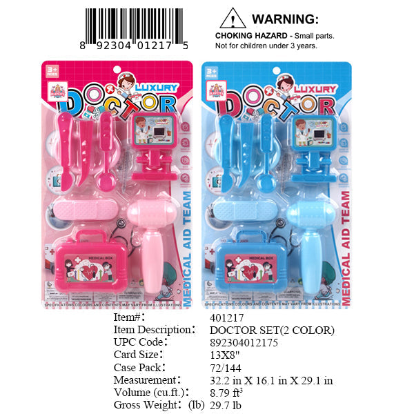 13X8"DOCTOR PLAY SET