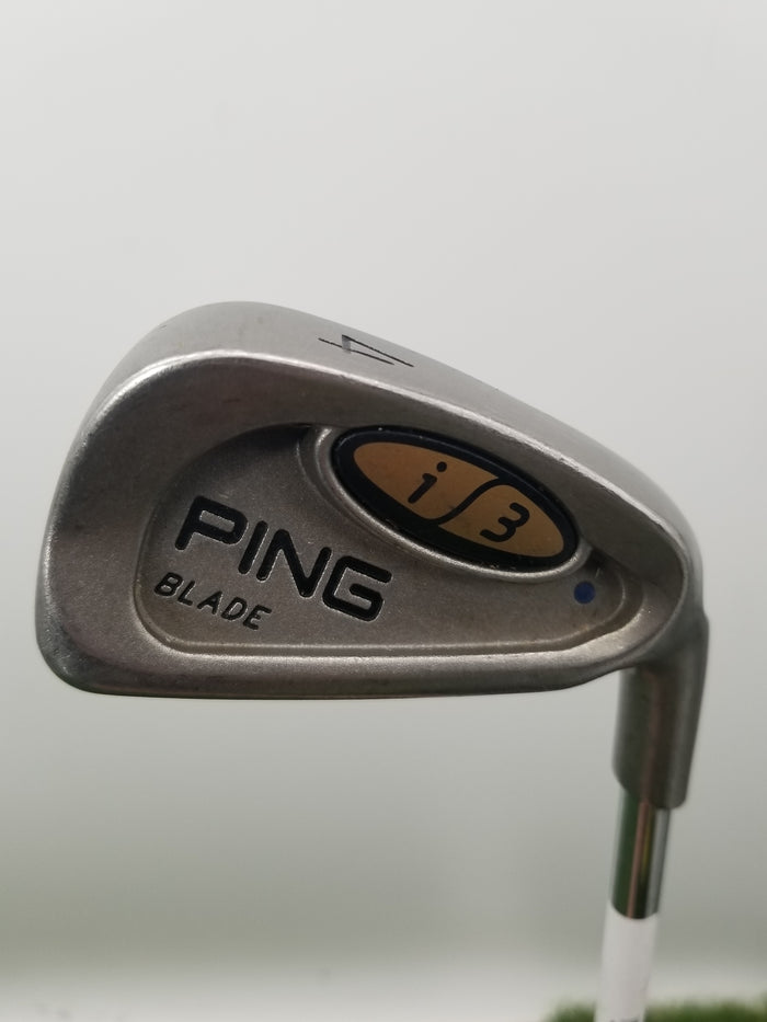 2000 PING I3 BLADE 4 IRON STIFF CUSHIN JZ STEEL BLUE DOT 38" FAIR