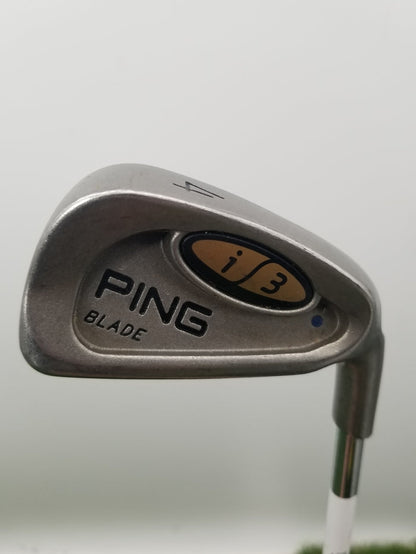 2000 PING I3 BLADE 4 IRON STIFF CUSHIN JZ STEEL BLUE DOT 38" FAIR