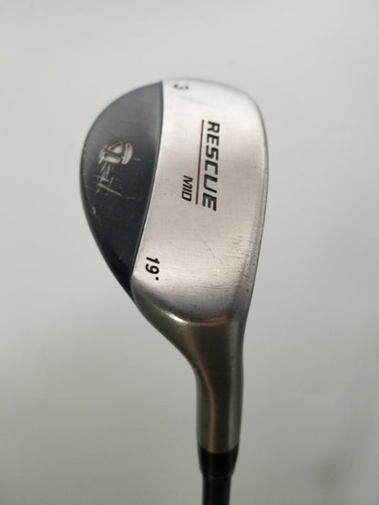 2002 TAYLORMADE RESCUE MID 3 HYBRID 19* STIFF TM ULTRALITE FAIR