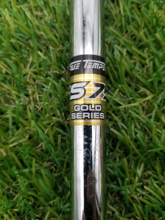 2008 ADAMS IDEA TECH A4 OS 8 IRON STIFF TRUE TEMPER GS75 GOLD SERIES 36.5" FAIR