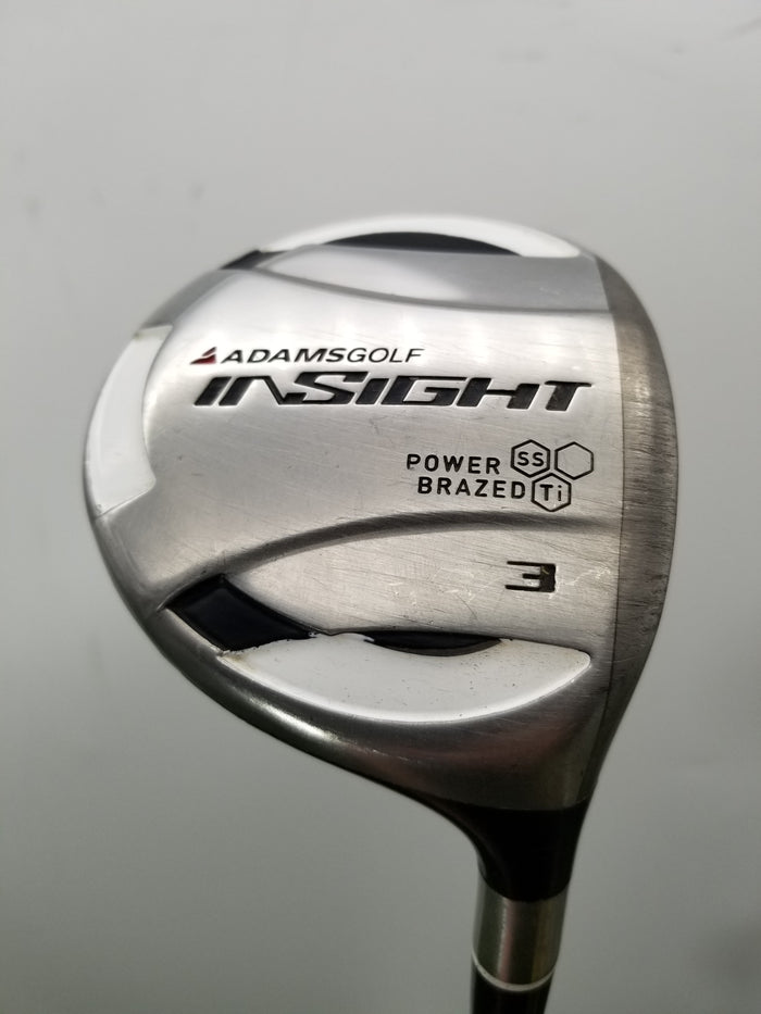 2008 ADAMS INSIGHT TECH 3 WOOD REGULAR ALDILA SPEEDLINE 75G FAIR