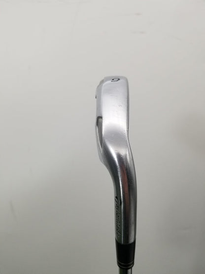 2008 TAYLORMADE TOUR BURNER 6 IRON STEEL STIFF FLEX 37.5" GOOD