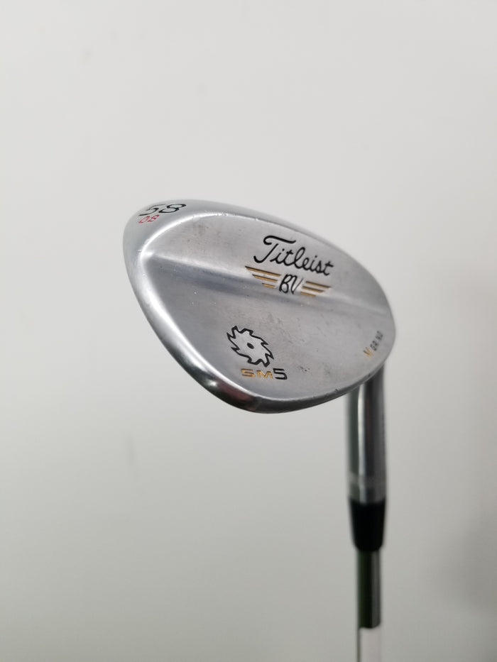 2014 TITLEIST VOKEY SM5 CHROME WEDGE 58*/08M WEDGEFLEX DYN GOLD 35" FAIR