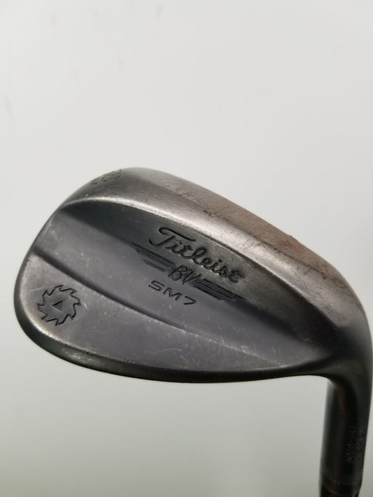 2018 TITLEIST VOKEY SM7 BRUSHED STEEL WEDGE 58*/8 STIFF DYNAMIC GOLD 35" GOOD