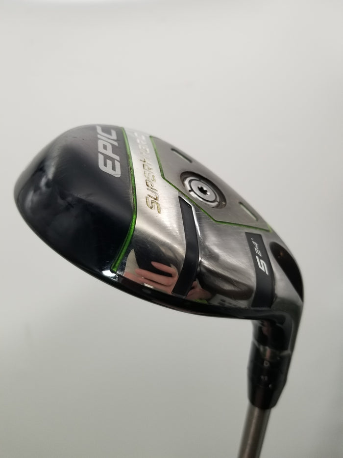 2022 CALLAWAY EPIC SUPER HYBRID 5 HYBRID 24* SENIOR STEELFIBER FC65 +HC GOOD