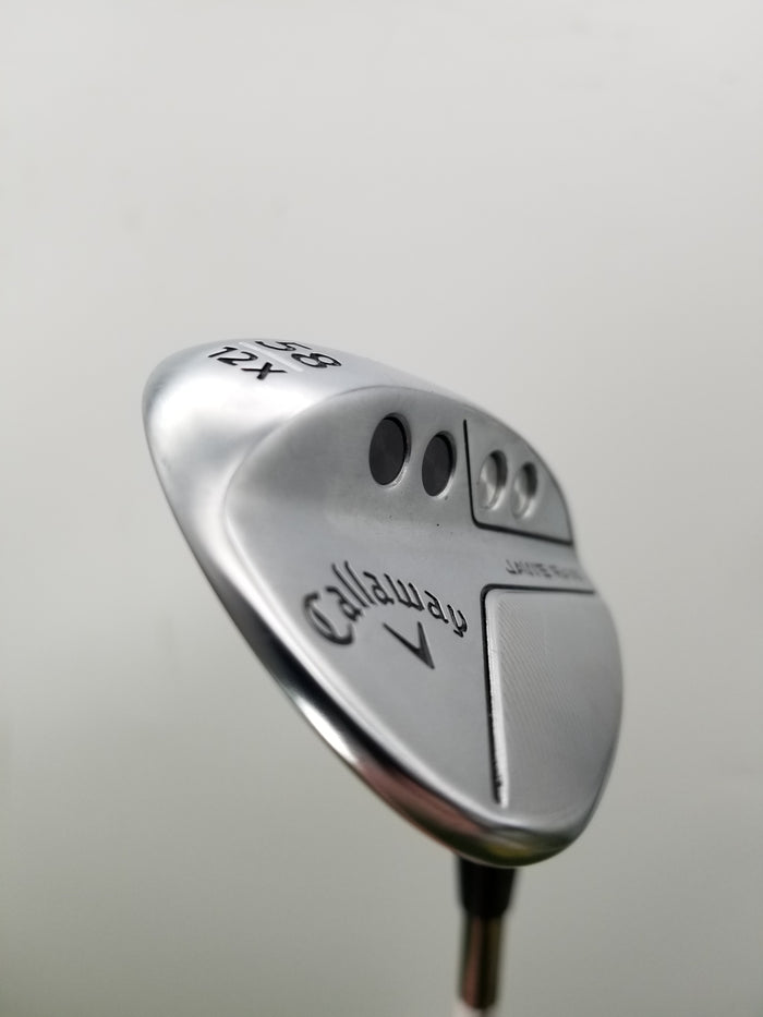2023 CALLAWAY JAWS RAW WEDGE 58/12X REGULAR UST MAMIYA RECOIL 460 35" VERYGOOD