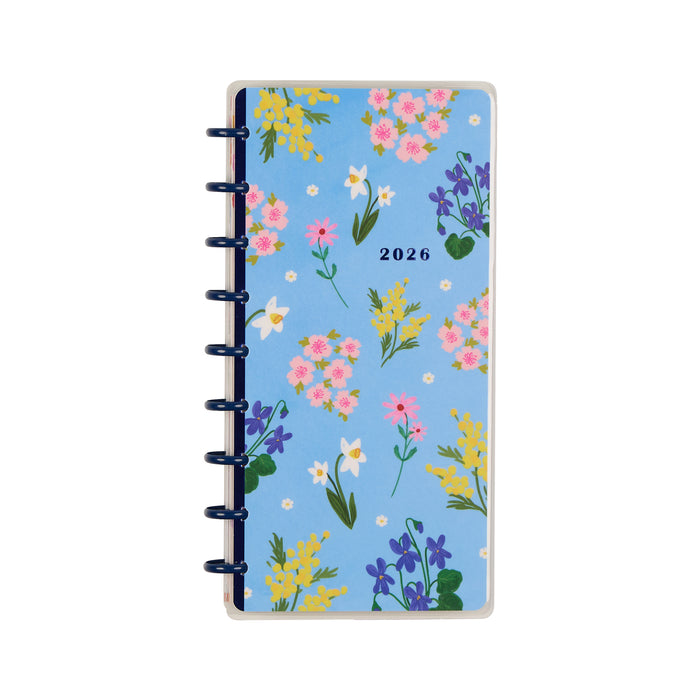 2026 Seasonal Charm Customizable Planner - Skinny Classic Horizontal Layout - 12 Month