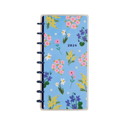 2026 Seasonal Charm Customizable Planner - Skinny Classic Horizontal Layout - 12 Month