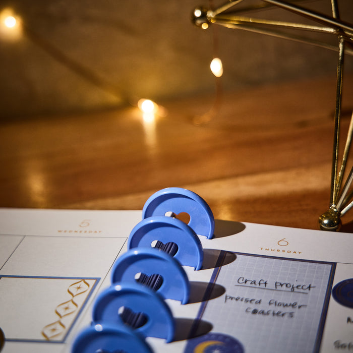 2033 Star Signs Customizable Planner - Big Vertical Layout - 12 Month