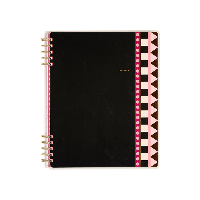 2026–2027 Horizon Lines Customizable Spiral Planner - Big Dashboard Layout - 12 Months