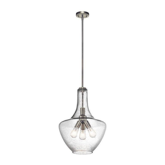 42190NI - Kichler Lighting Everly Brushed Nickel 3 Light Pendant