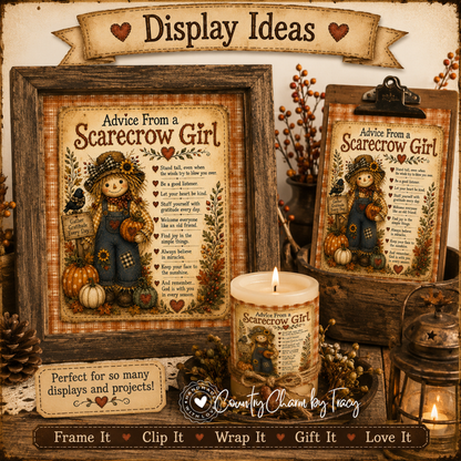 Advice from a Scarecrow Girl - Ultimate Printable Bundle Instant Download