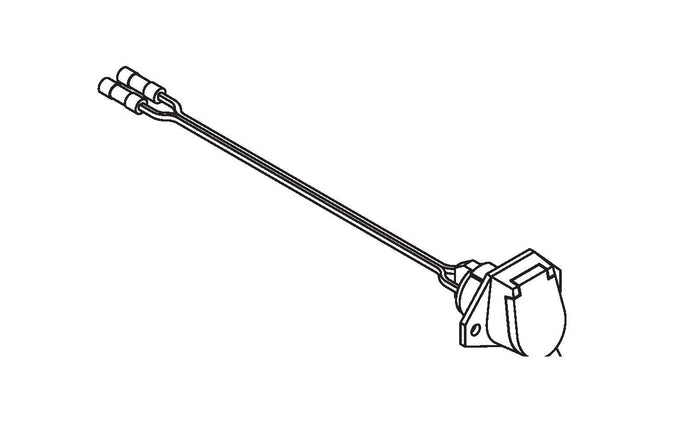 Aero 0755-626454 Receptacle with Cover, Metal Ends - Roll Off Trailer Parts