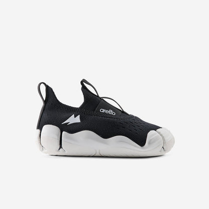 Aretto Leaps Black Kids Shoes