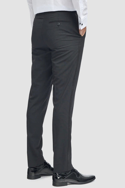 Men's Cavani Aspen Ecru Wool Blend 4-Piece Suit Bundle