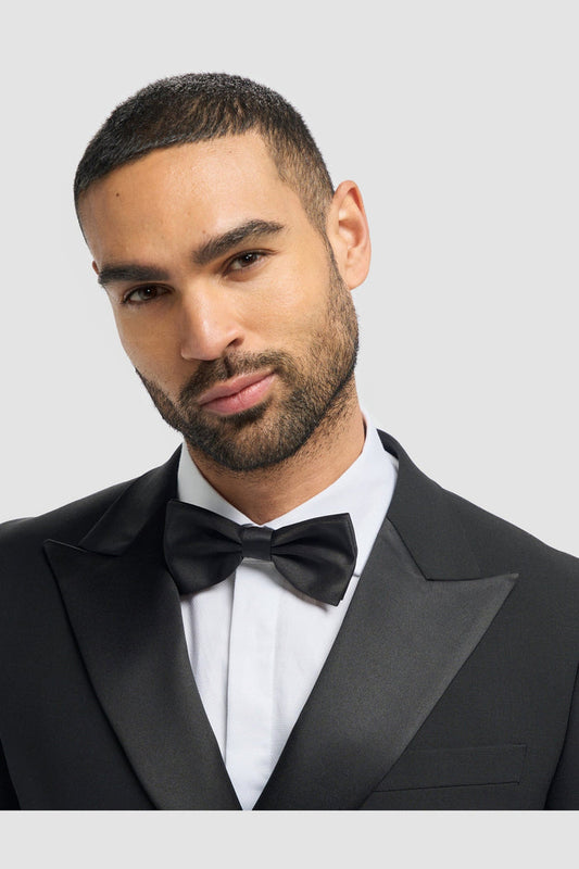 ASPEN - DOUBLE BREASTED BLACK BLAZER