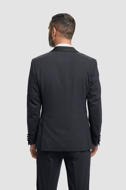 Cavani Aspen Men’s Wedding Navy 2 Piece Tuxedo Suit