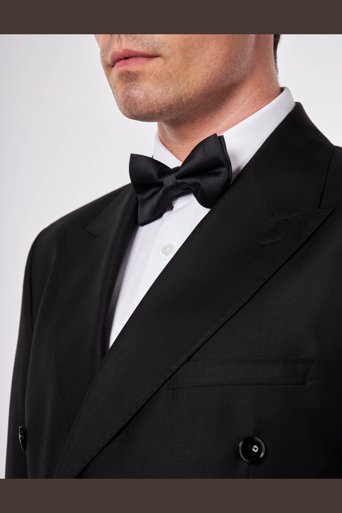 Black Double Breasted Suit – Slim Fit Tuxedo Jacket & Trouser