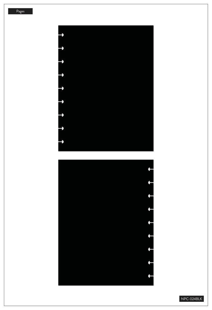 Black Pages Classic Notebook
