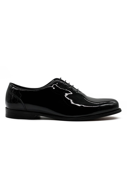 Black Patent Leather Whole cut Dress Shoes