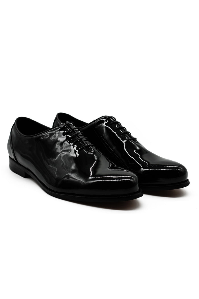 Black Patent Leather Whole cut Dress Shoes