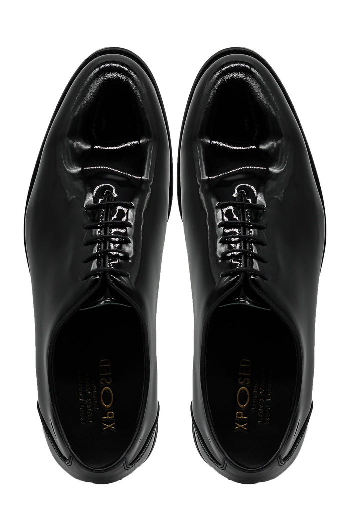 Black Patent Leather Whole cut Dress Shoes