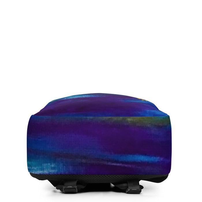 Blue Wave Minimalist Backpack