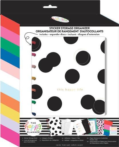Bold and Bright Disc Bound Sticker Organizer