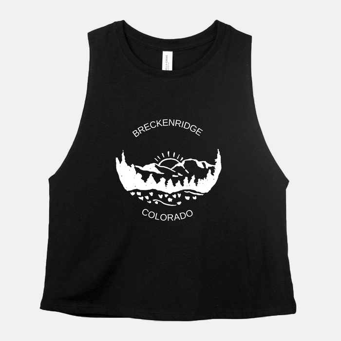 Breckenridge Colorado Logo Cropped Tank