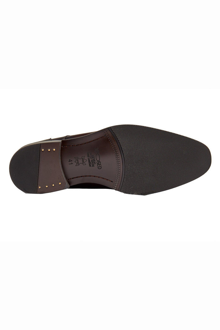BROWN DOUBLE MONK SHOES