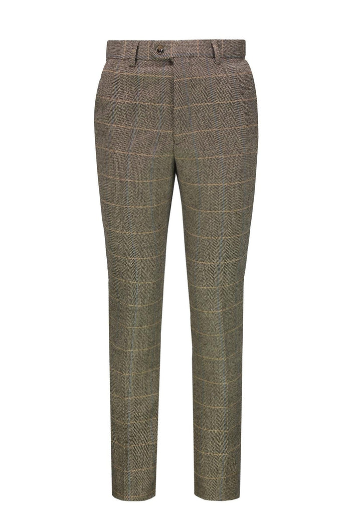 Brown Tweed Suit Trouser - X3309-2