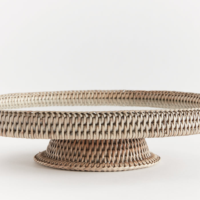 BURMA RATTAN SERVING STAND