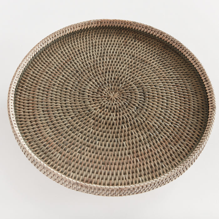 BURMA RATTAN SERVING STAND