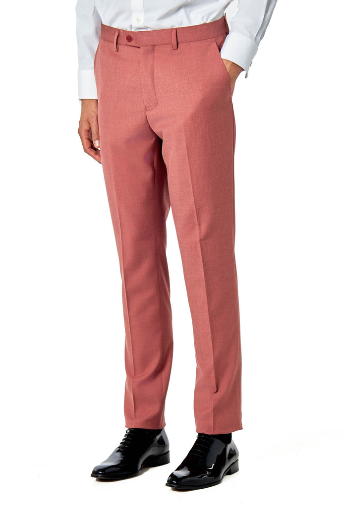 BURNT PINK FORMAL TAILORED DRESS SUIT TROUSERS