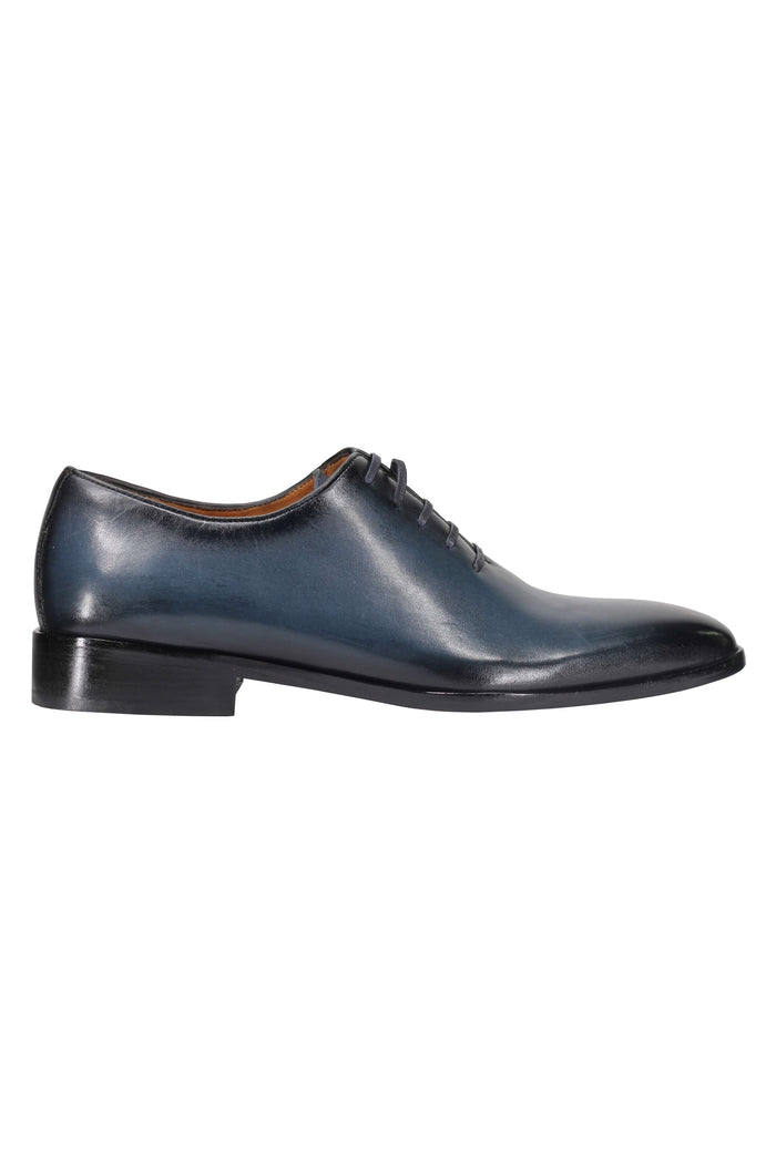 CALF LEATHER WHOLECUT OXFORD LACE UP SHOES