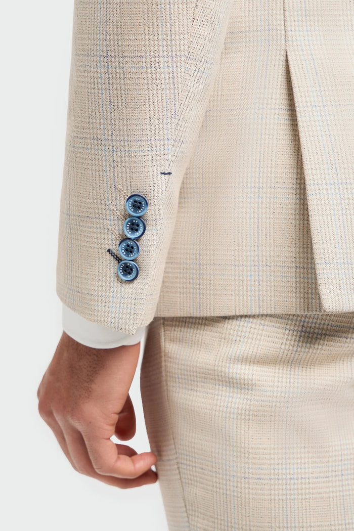 CARIDI - SLIM FIT BEIGE BLAZER