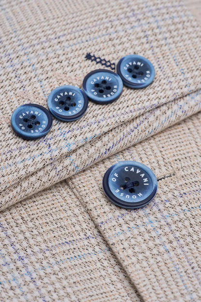 CARIDI - SLIM FIT BEIGE BLAZER