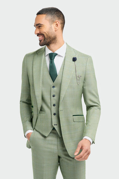 CARIDI - SLIM FIT SAGE BLAZER