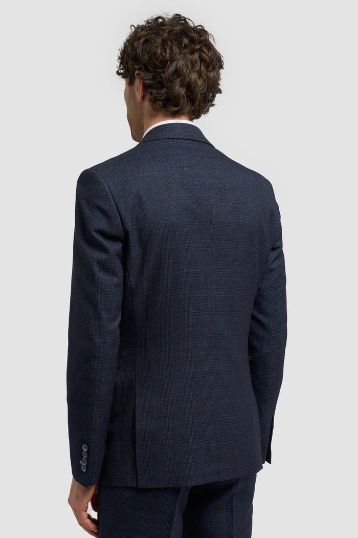 CARIDI - SLIMFIT NAVY BLAZER SHORT