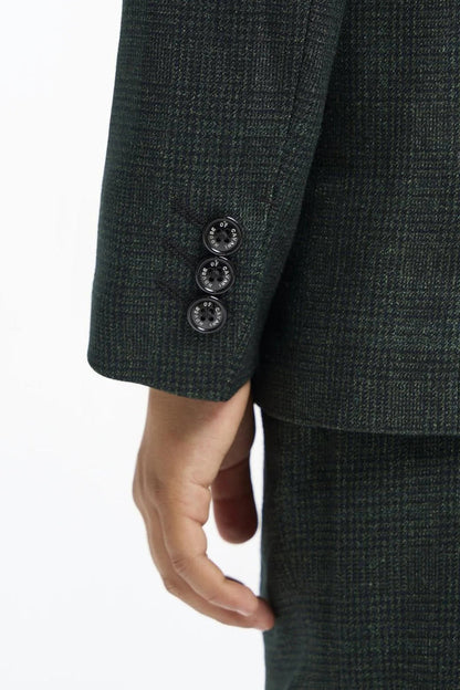 CARIDI OLIVE THREE PIECE BOYS SUIT