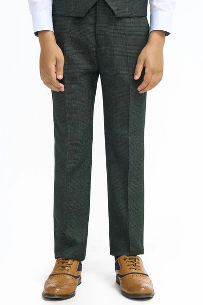 CARIDI OLIVE THREE PIECE BOYS SUIT