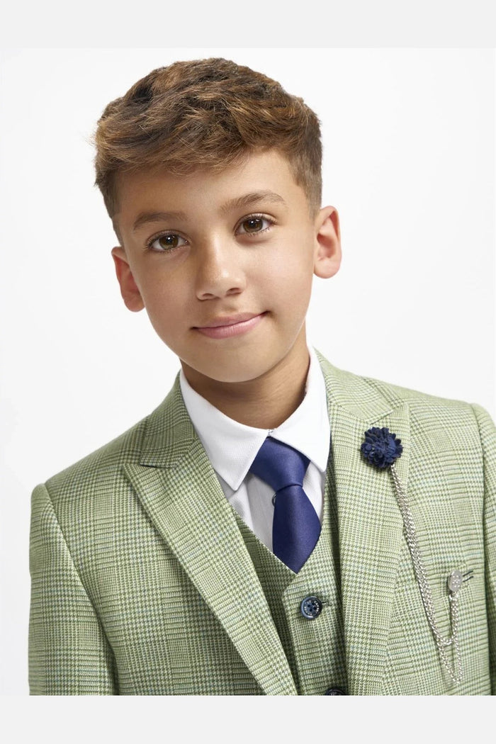 CARIDI SAGE THREE PIECE BOYS SUIT