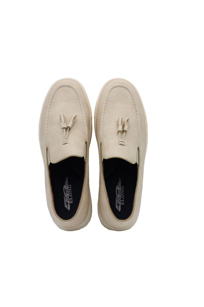CASUAL FAUX LEATHER SNEAKERS WITH TASSELS