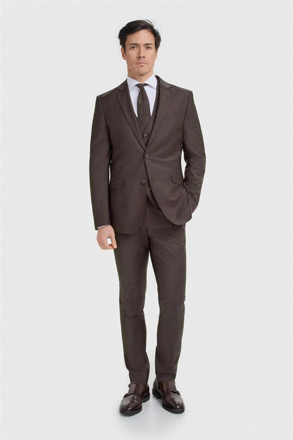 Cavani Bond Auburn Men’s Wool Blend Tailored Fit Blazer
