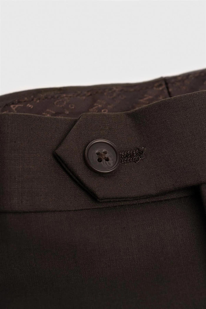 Cavani Bond Auburn Men’s Wool Blend Tailored Trousers