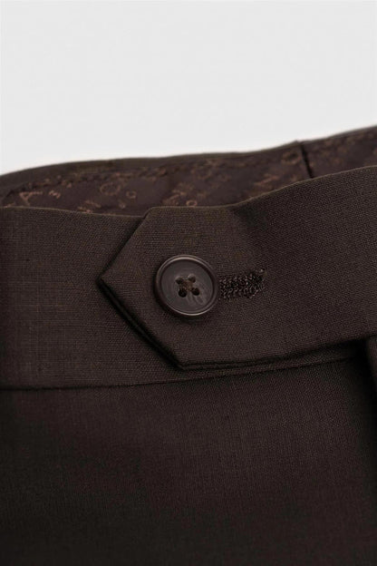Cavani Bond Auburn Men’s Wool Blend Tailored Trousers