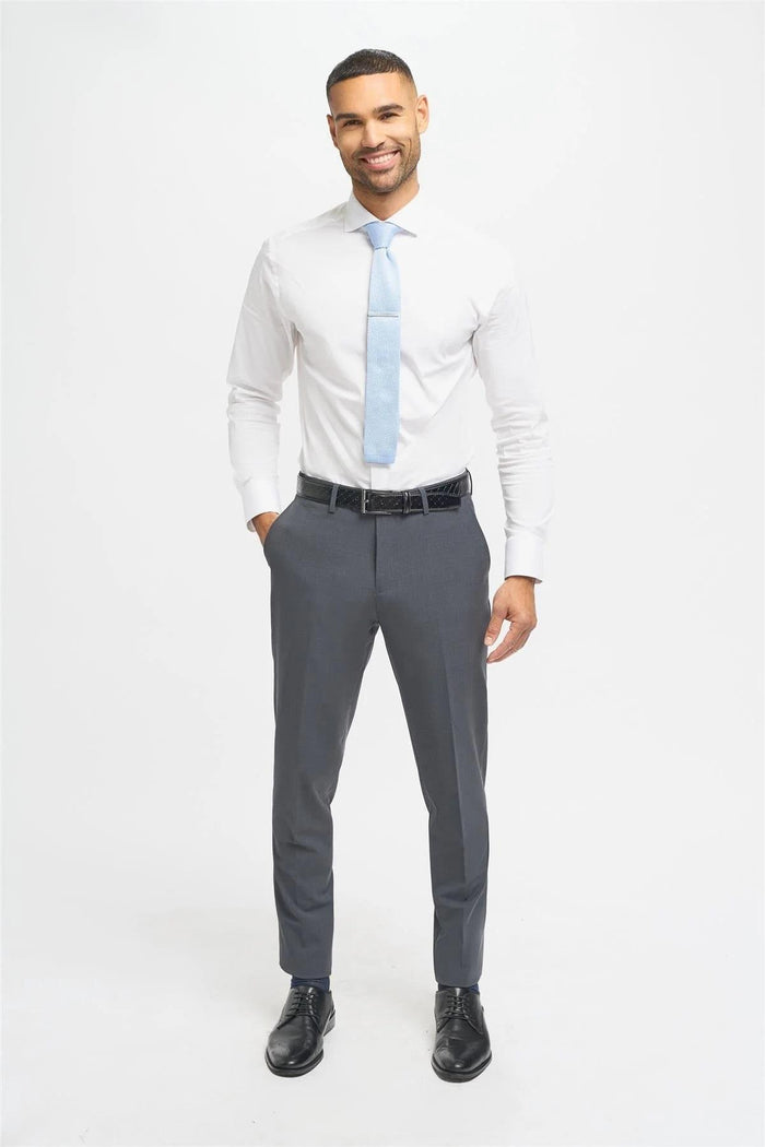 Cavani Bond Wool Rich Charcoal Double Breasted 2 Piece Suit