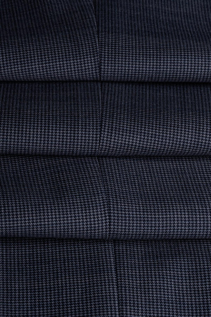 Cavani Bond Puppy Tooth Men’s Wool Blend 3 Piece Tailored Suit