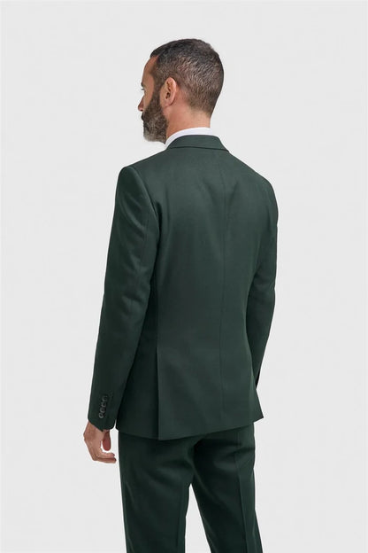 Cavani Malibu Forest Green Three Piece Suit